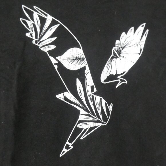 AMERICAN EAGLE - Super Soft - Standard Fit | small | Black Graphic Tee / T-Shirt - Picture 1 of 13